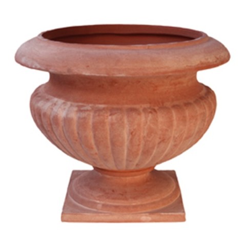 Terracotta Chalice Vase